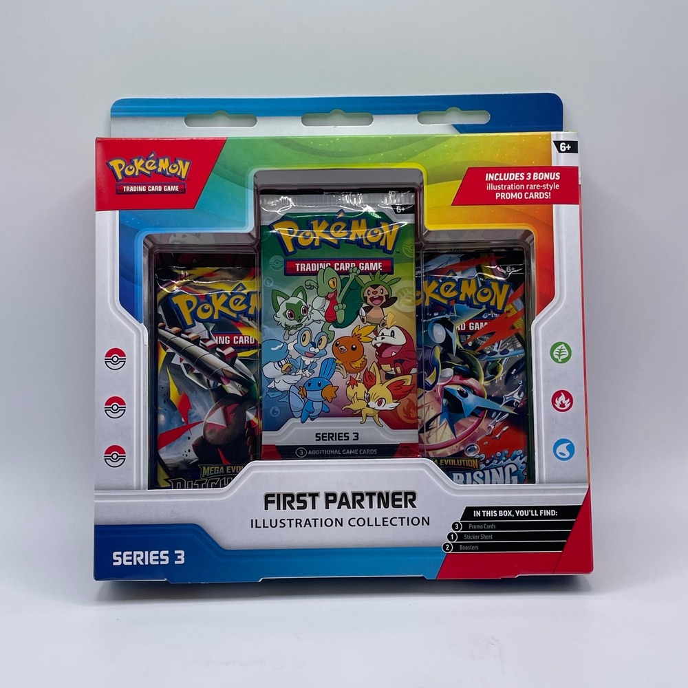 Pokemon TCG First Partner Illustration Collection Series 3 Box Factory Sealed